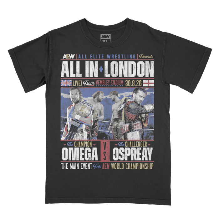 AEW All In 2026 Matchup T-Shirt - Kenny Omega vs Will Ospreay