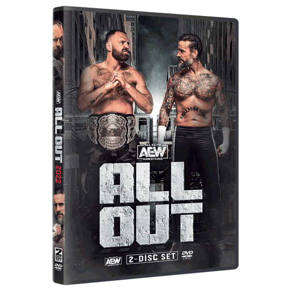AEW ALL OUT September 4, 2022 DVD 2-Disc Set