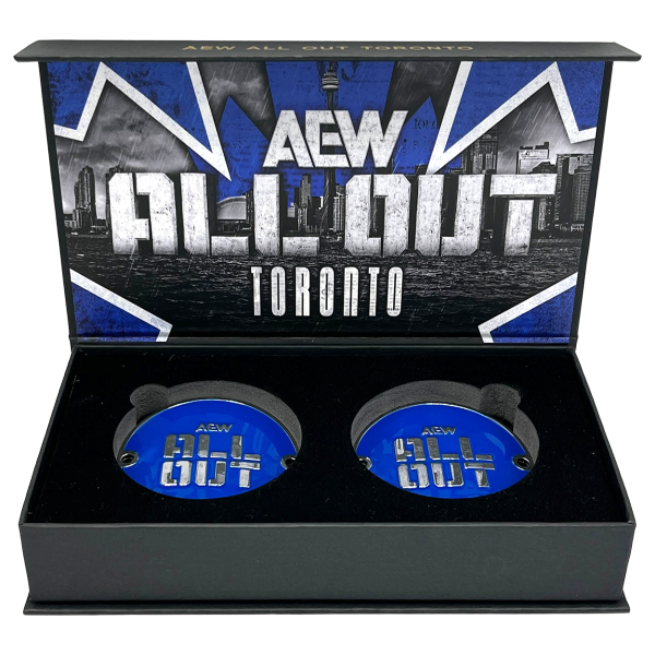AEW ALL OUT Toronto Commemorative Championship Replica Side Plate Box Set