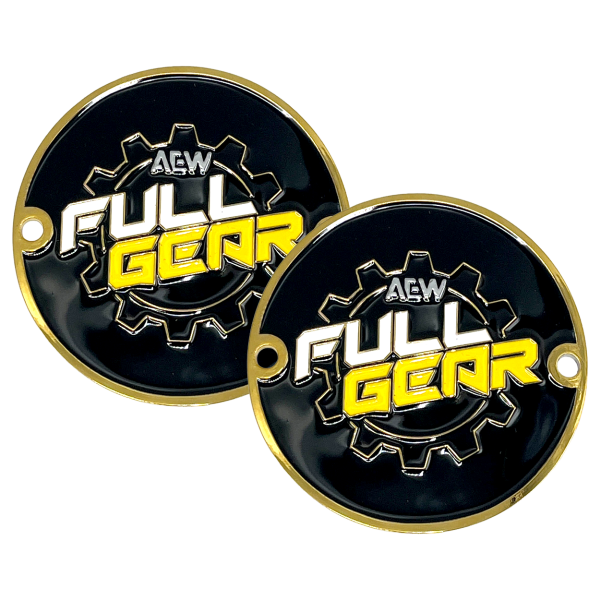 AEW Full Gear 2025 Commemorative Championship Replica Side Plate Box Set Product Image