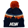 AEW Logo Embroidered Grand Recycled Beanie - Aspen Glow
