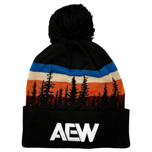 AEW Logo Embroidered Grand Recycled Beanie - Lodge Pole