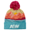 AEW Logo Embroidered Grand Recycled Beanie - Mountain Morning