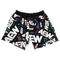 AEW Allover Print Sublimated Mesh Basketball Shorts Overstock - Limited Quantities Available