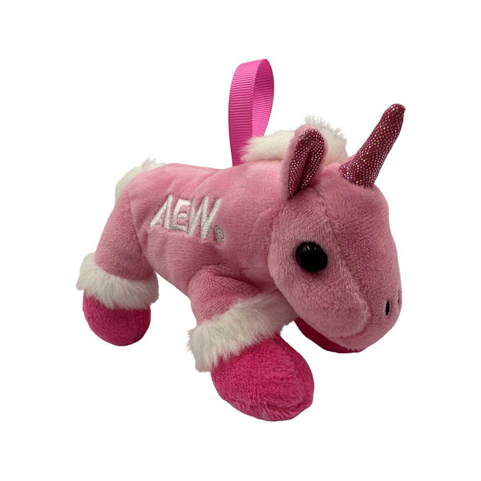 AEW Logo Unicorn Plush Keychain