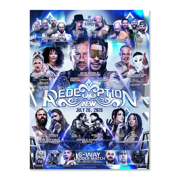 AEW Redemption 2026 18"x24" Event Poster