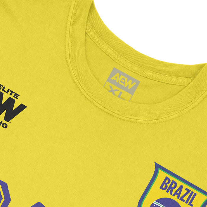 AEW Tournament Soccer Collection - Brazil T-Shirt