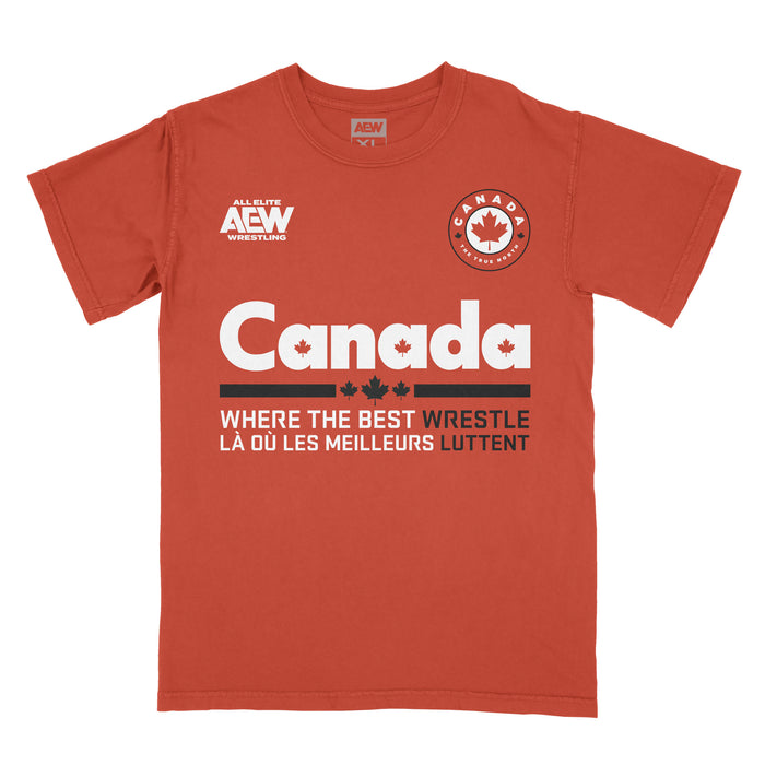 AEW Tournament Soccer Collection - Canada T-Shirt