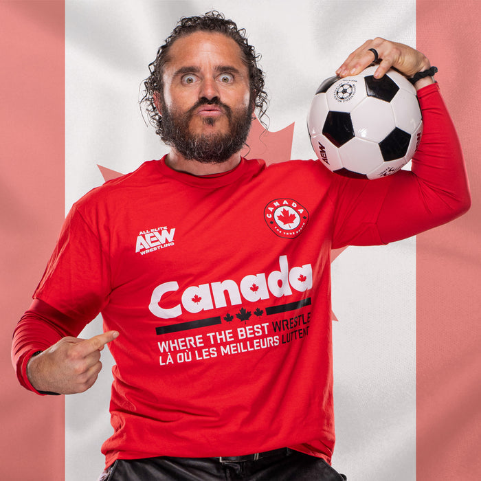 AEW Tournament Soccer Collection - Canada T-Shirt