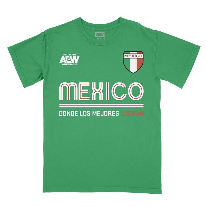 AEW Tournament Soccer Collection - Mexico T-Shirt