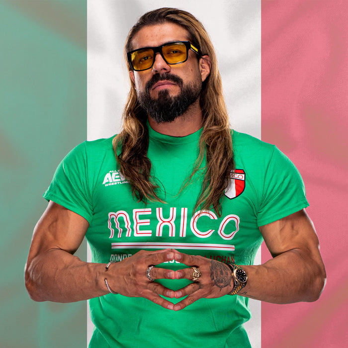 AEW Tournament Soccer Collection - Mexico T-Shirt