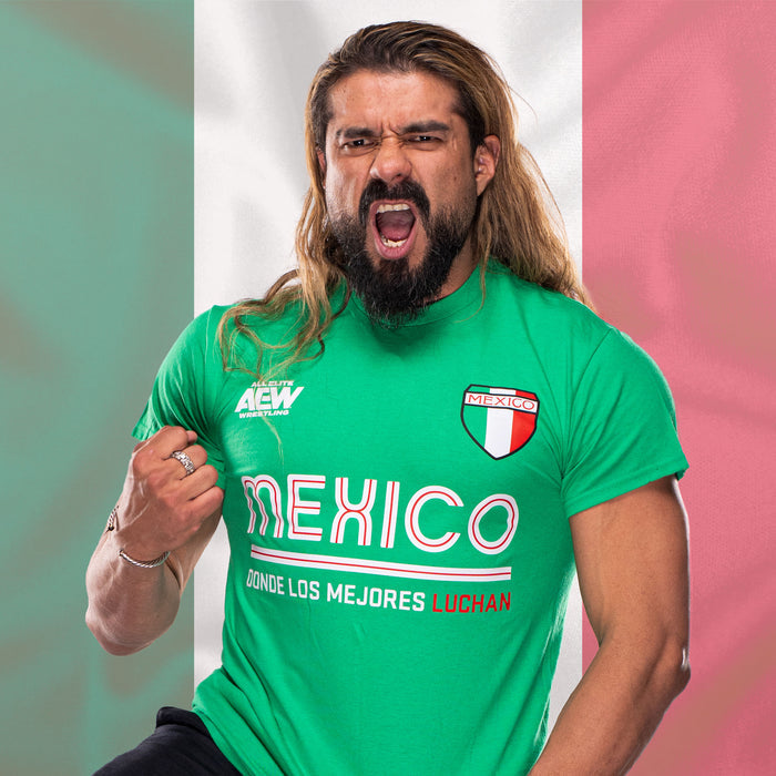 AEW Tournament Soccer Collection - Mexico T-Shirt