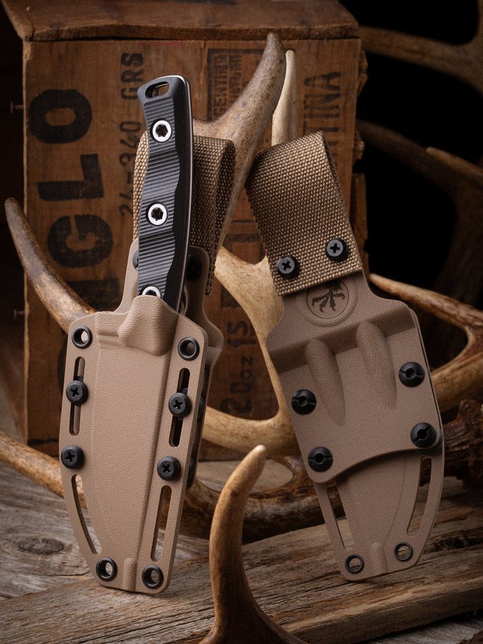 Akris Kydex Sheath Tan with Belt Loop (D-1168)