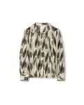 Aldot Chiffon Printed Trimmed Blouse