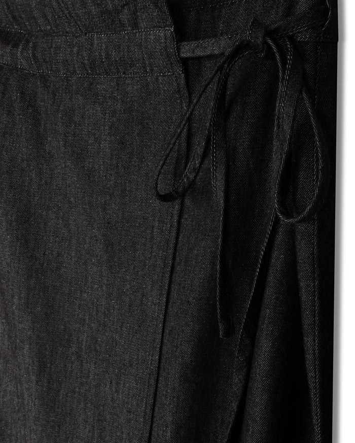 Alepat Wrap Denim Skirt - Junees