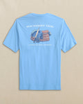 The back view of the Southern Tide Americana Trout Basket Short Sleeve T-Shirt by Southern Tide - Ocean Channel
