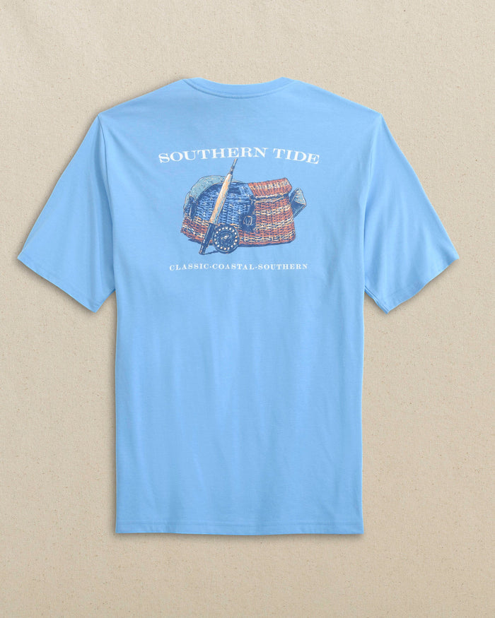 The back view of the Southern Tide Americana Trout Basket Short Sleeve T-Shirt by Southern Tide - Ocean Channel