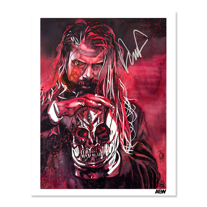 Andrade El Idolo - Autographed Limited Edition 11" x 14" Rob Schamberger Art Print