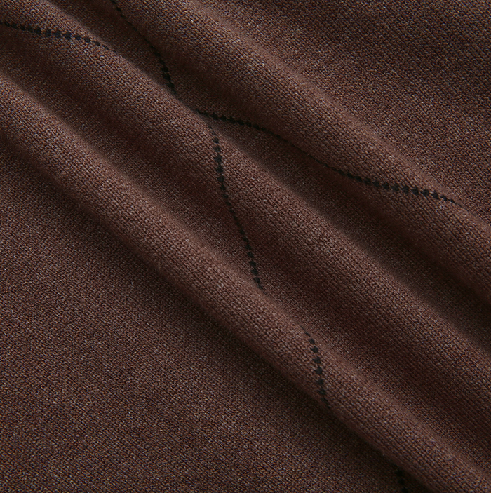 Argyle Knit Turtleneck