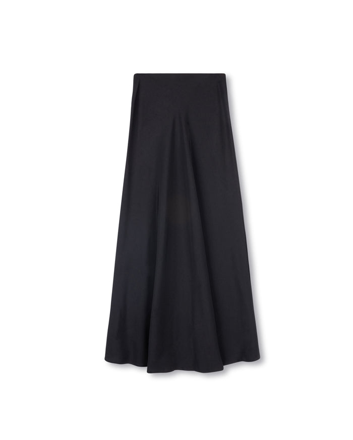 Atlanta Solid Midi Slip Skirt - Junees