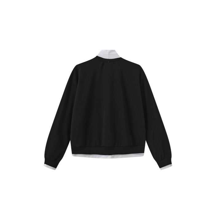 Attached Turtleneck Sweatshirt