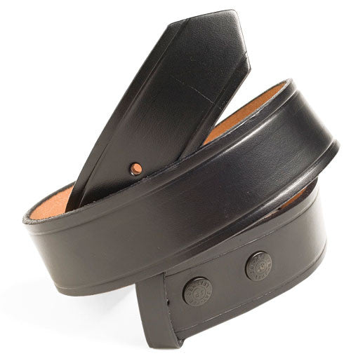 Belt Uniform Black Leather  1 3/4"