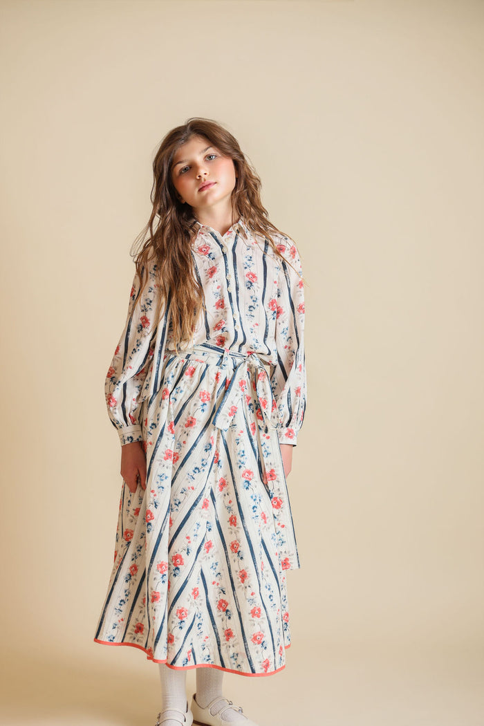 Benny Floral Tie Blouse - Junees