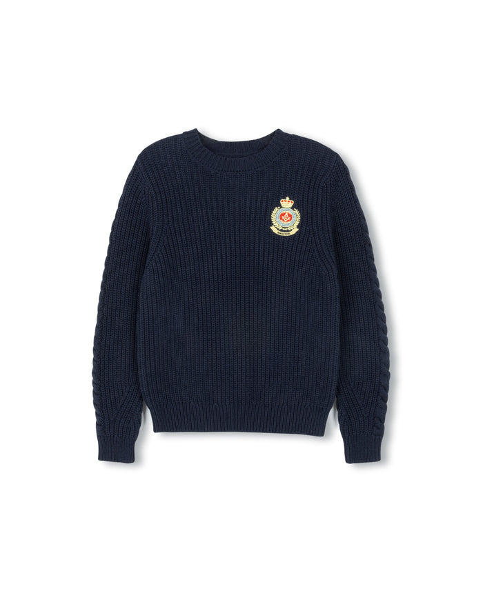Big Patch Knit Sweater - Junees