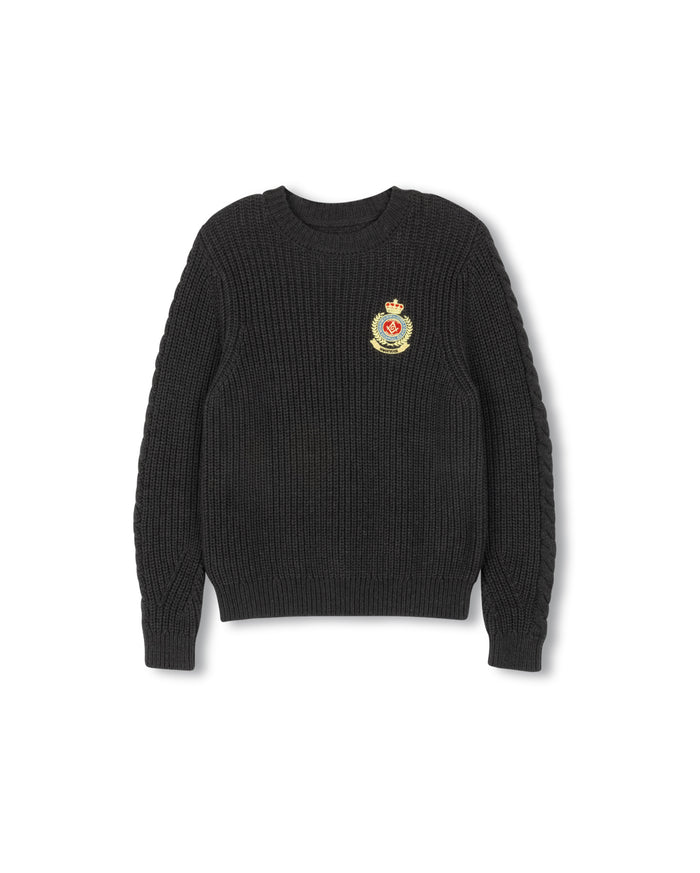 Big Patch Knit Sweater - Junees