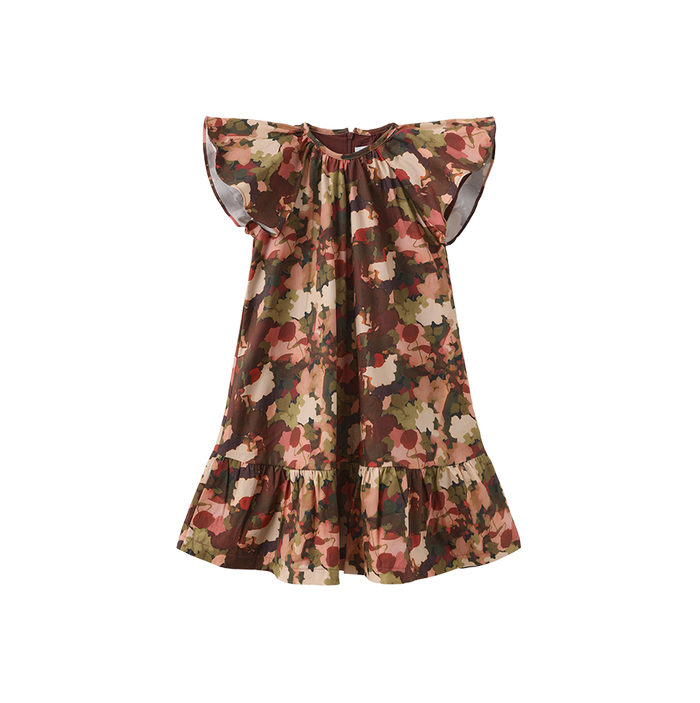 Bold Floral Poplin Dress