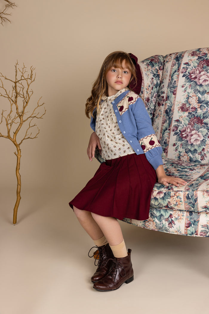 Brady Cherry Print Blouse - Junees