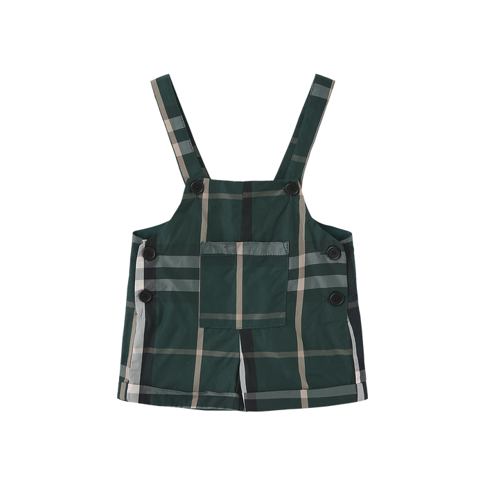 Breed Plaid Overalls