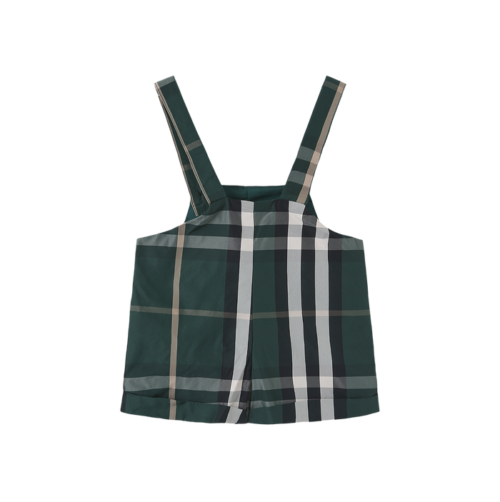 Breed Plaid Overalls