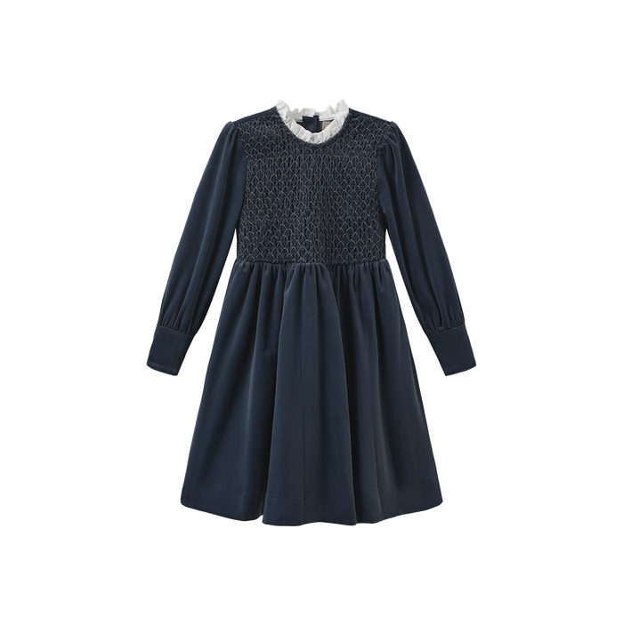 Briar Velvet Smocked Top Dress