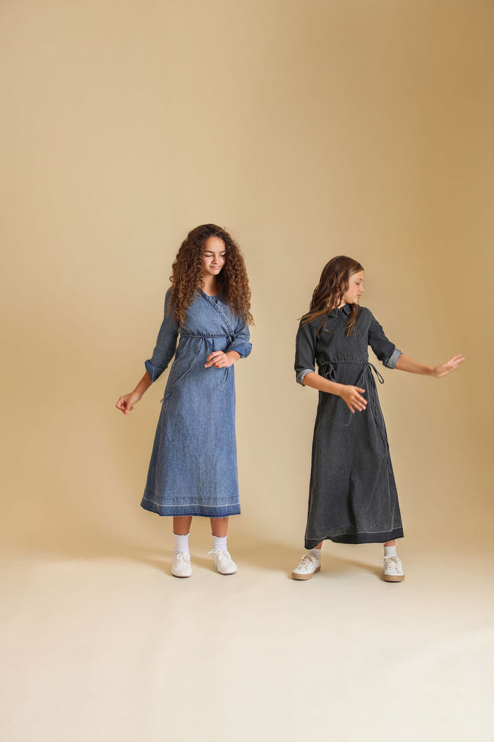 Bruce Chambray Wrap Top - Junees