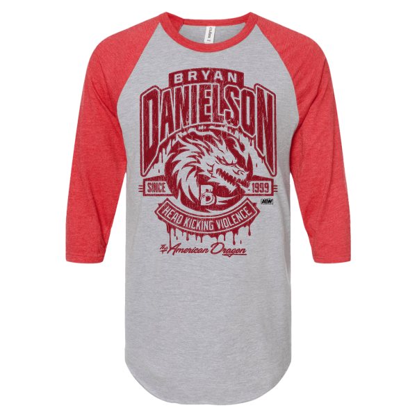 Bryan Danielson - Head Kicking Violence Baseball Tee