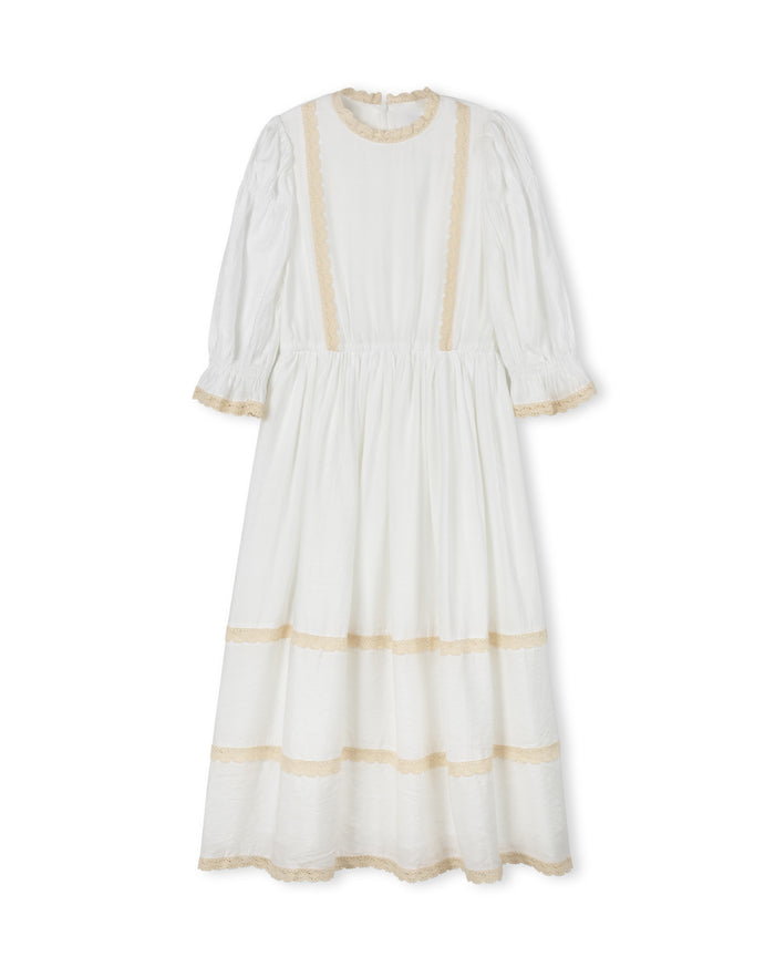 Bubble Sleeve Detailed Dress - Junees