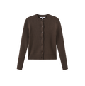 Button Down Cable Knit Cardigan