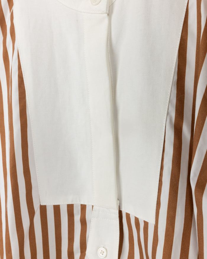 Button Down Drawstring Blouse - Junees