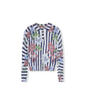 Cable Knit Long Sleeve Polo