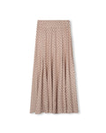 Cane Printed Flowy Maxi Skirt - Junees