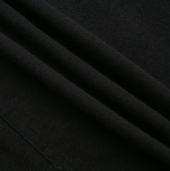 Canvas Straight Maxi Skirt