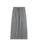 Cargo Sweat Maxi Skirt - Junees