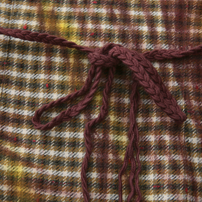 Checked Printed Maxi Dress