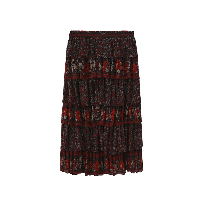 Chelsea Floral Ruffle Skirt