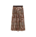 Chine Printed Aline Skirt