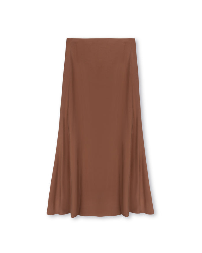 Chive Cupro Skirt - Junees