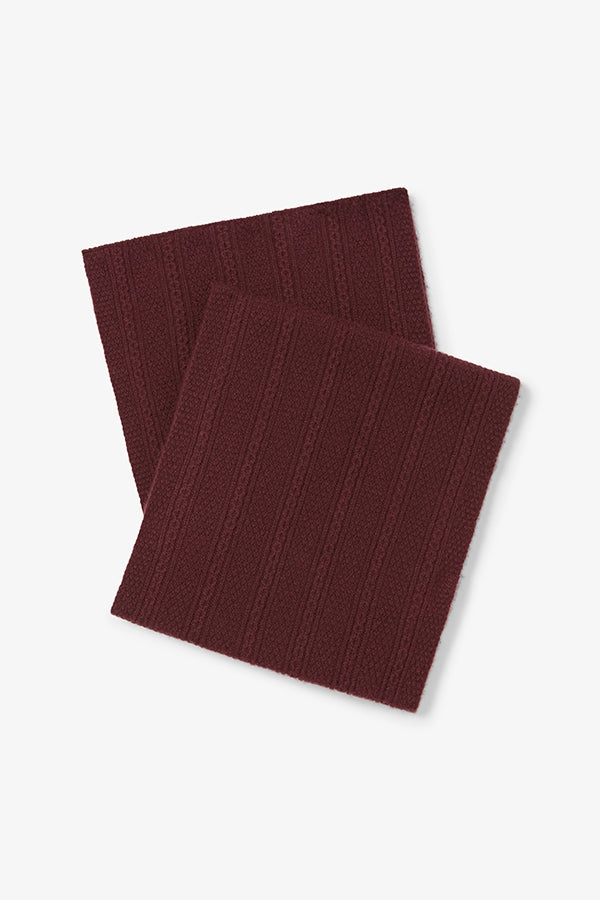 Packshot image of the circle cable scarf in chiante | Grid | Exclude