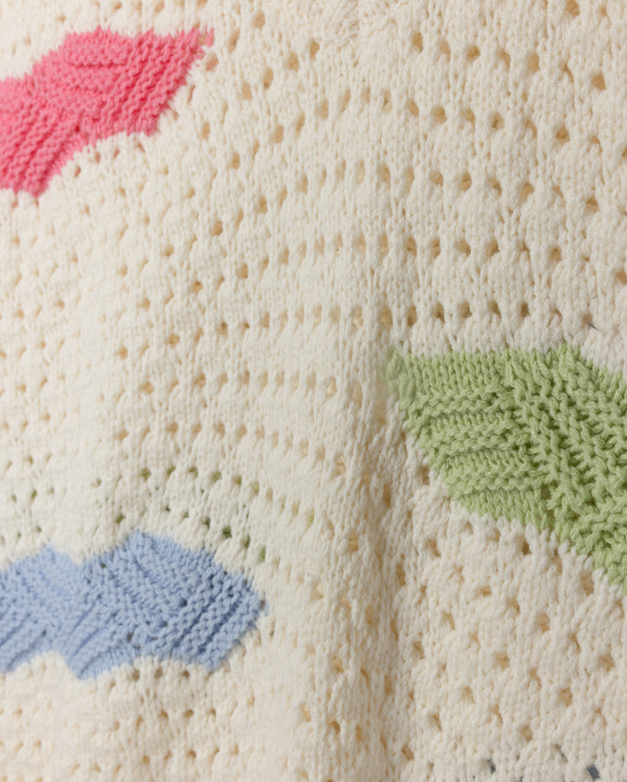 Color Knit Cable Vest - Junees