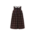 Contrast Collar Plaid Jumper